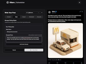 Kiters AI X (twitter) Scheduler gallery image