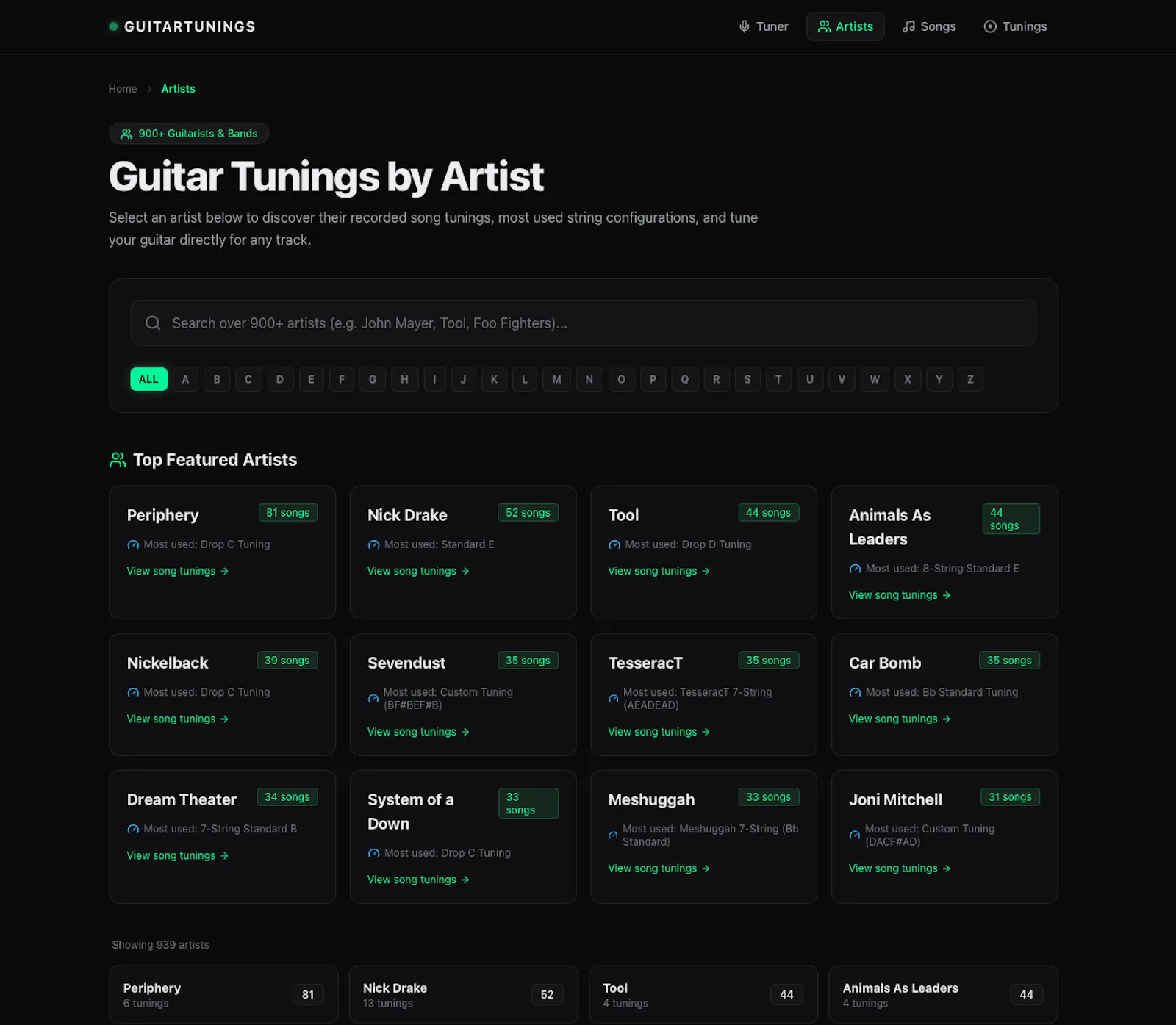 GUITARTUNINGS screenshot 4
