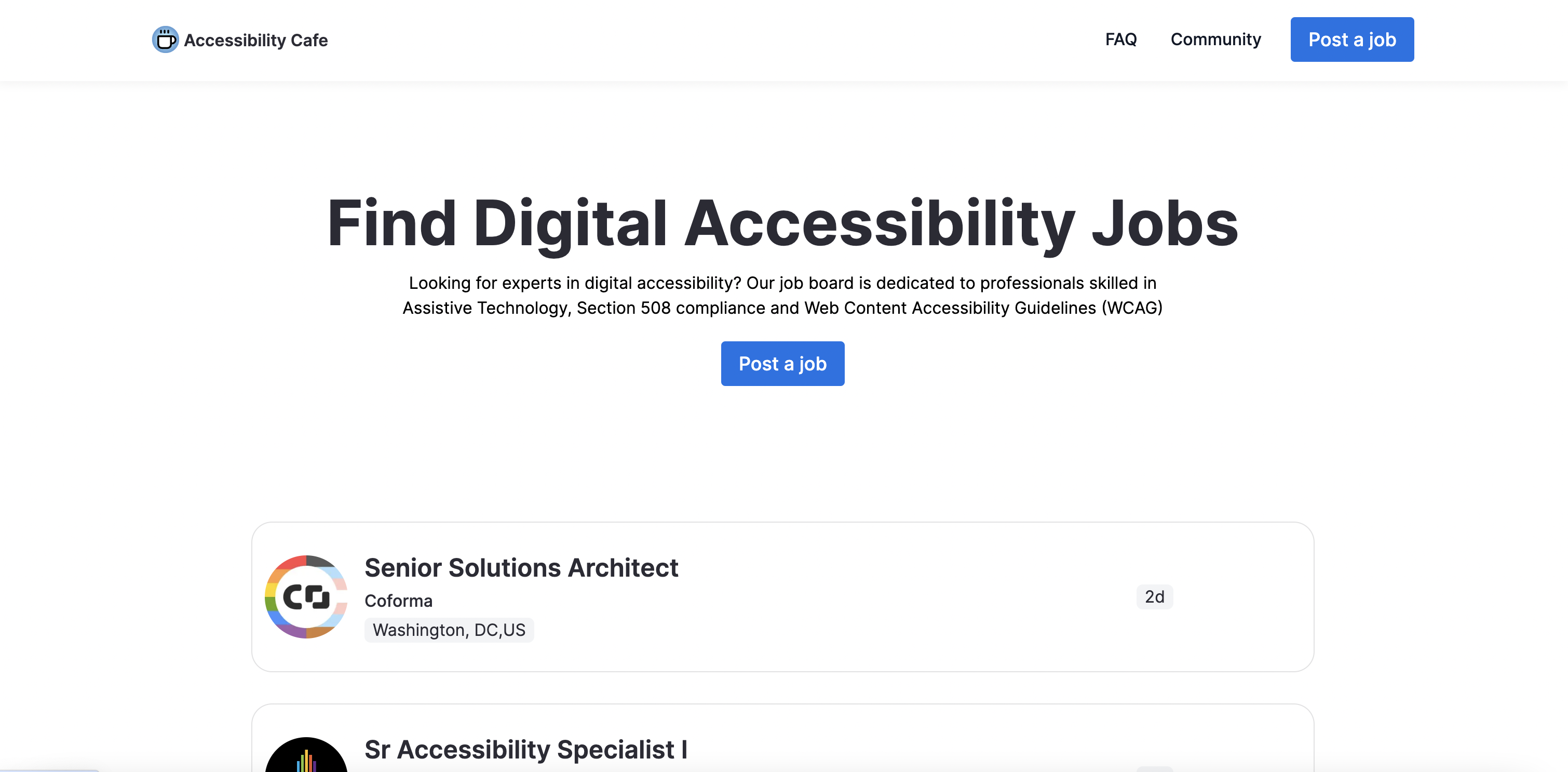 Accessibility Cafe media 2