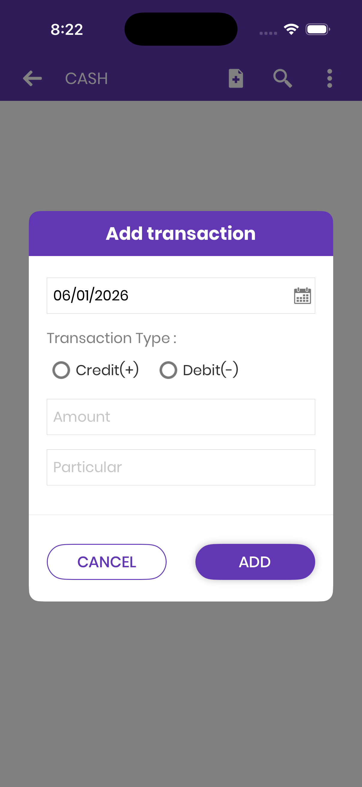 Account Manager - Ledger Book - Screenshot 4 showing product features and functionality