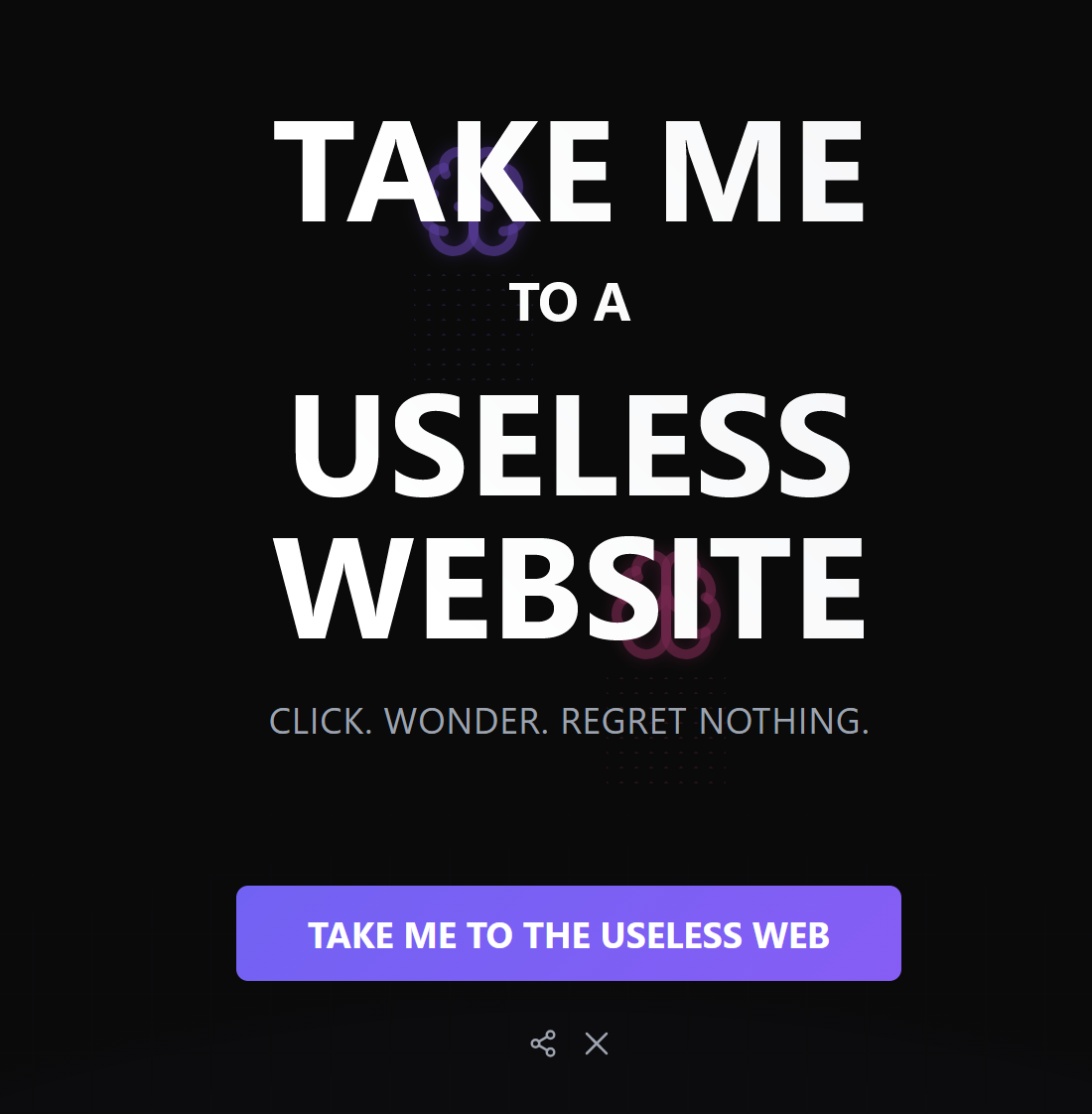The Random Web - Main product screenshot demonstrating key features and user interface