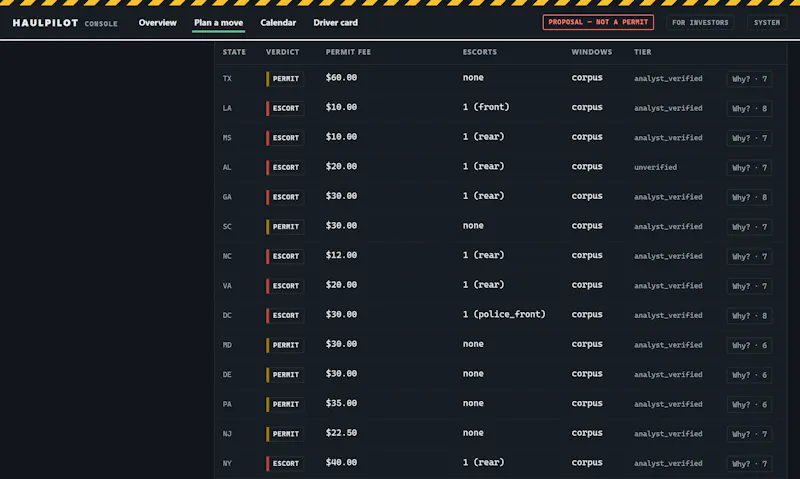 HaulPilot screenshot 6