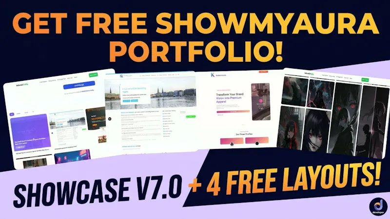 ShowMyAura – Free Portfolio Plugin screenshot 1