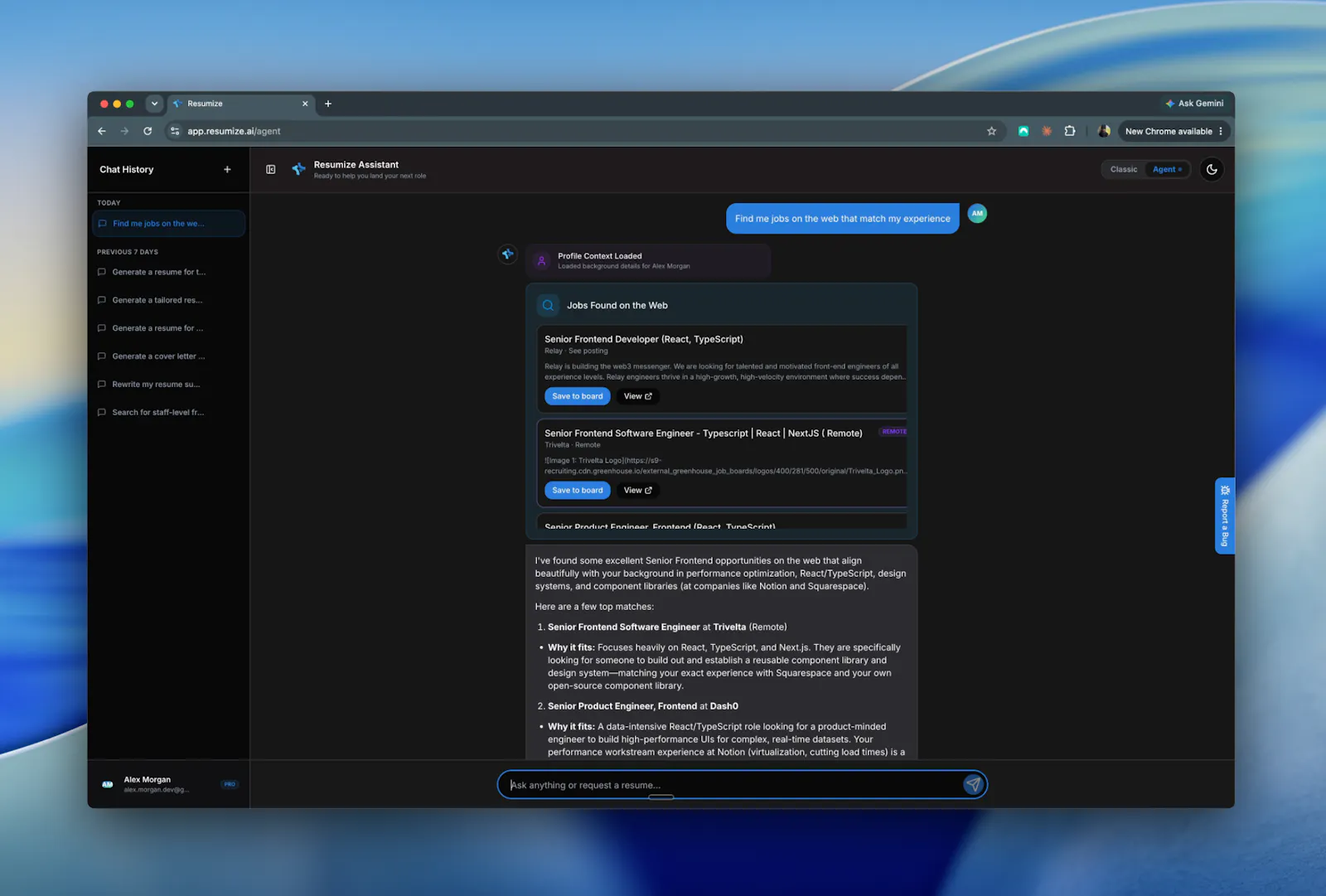 ResumizeAI screenshot 4