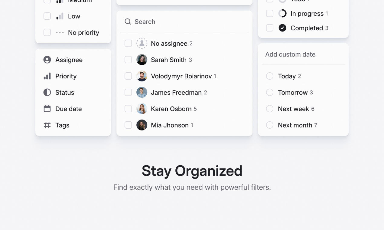 Tasks by Vanilla media 4