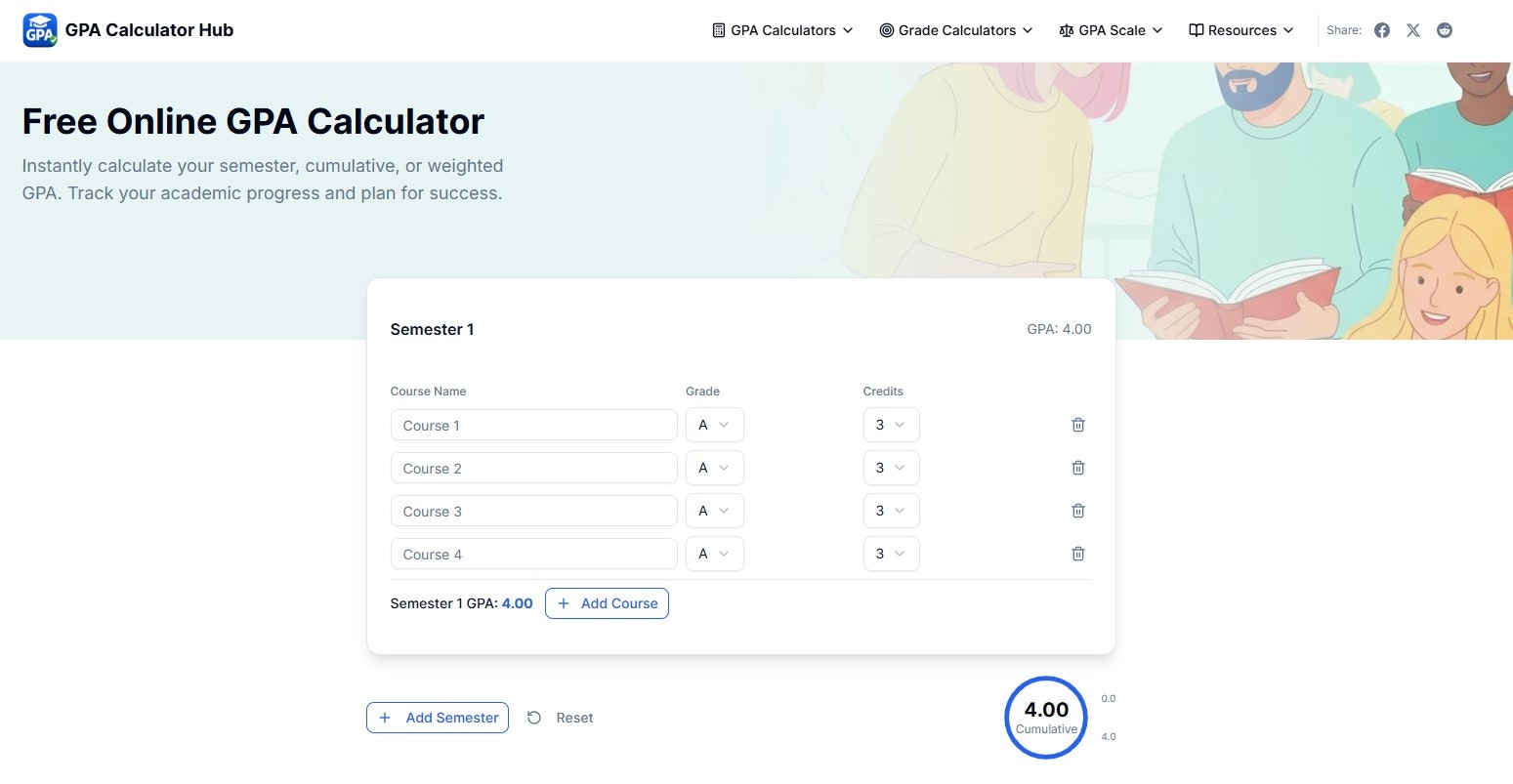 GPA Calculator Hub gallery image