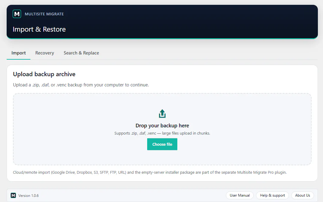 Multisite Migrate gallery image