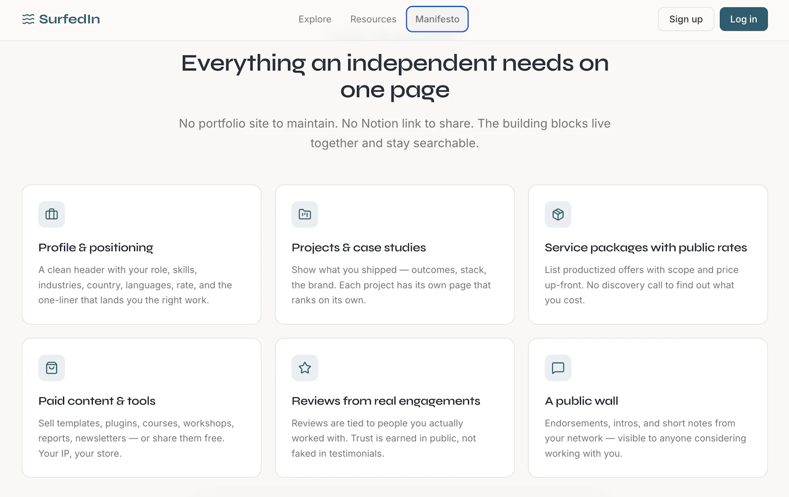 SurfedIn — Directory for independents screenshot 2