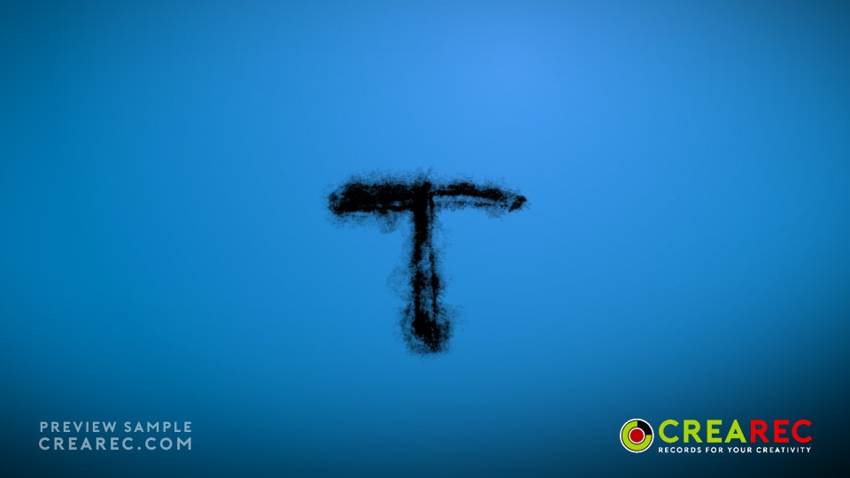 Ink Alphabet Animated stock footage text gallery image
