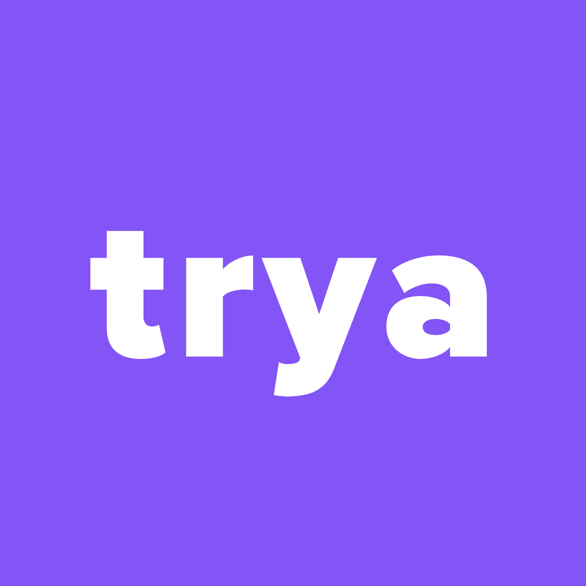 Trya: Budget planner - Product Hunt launch logo and brand identity