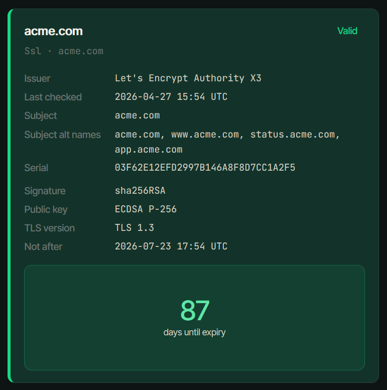 StatusPulse — Monitoring + Status + AI  gallery image