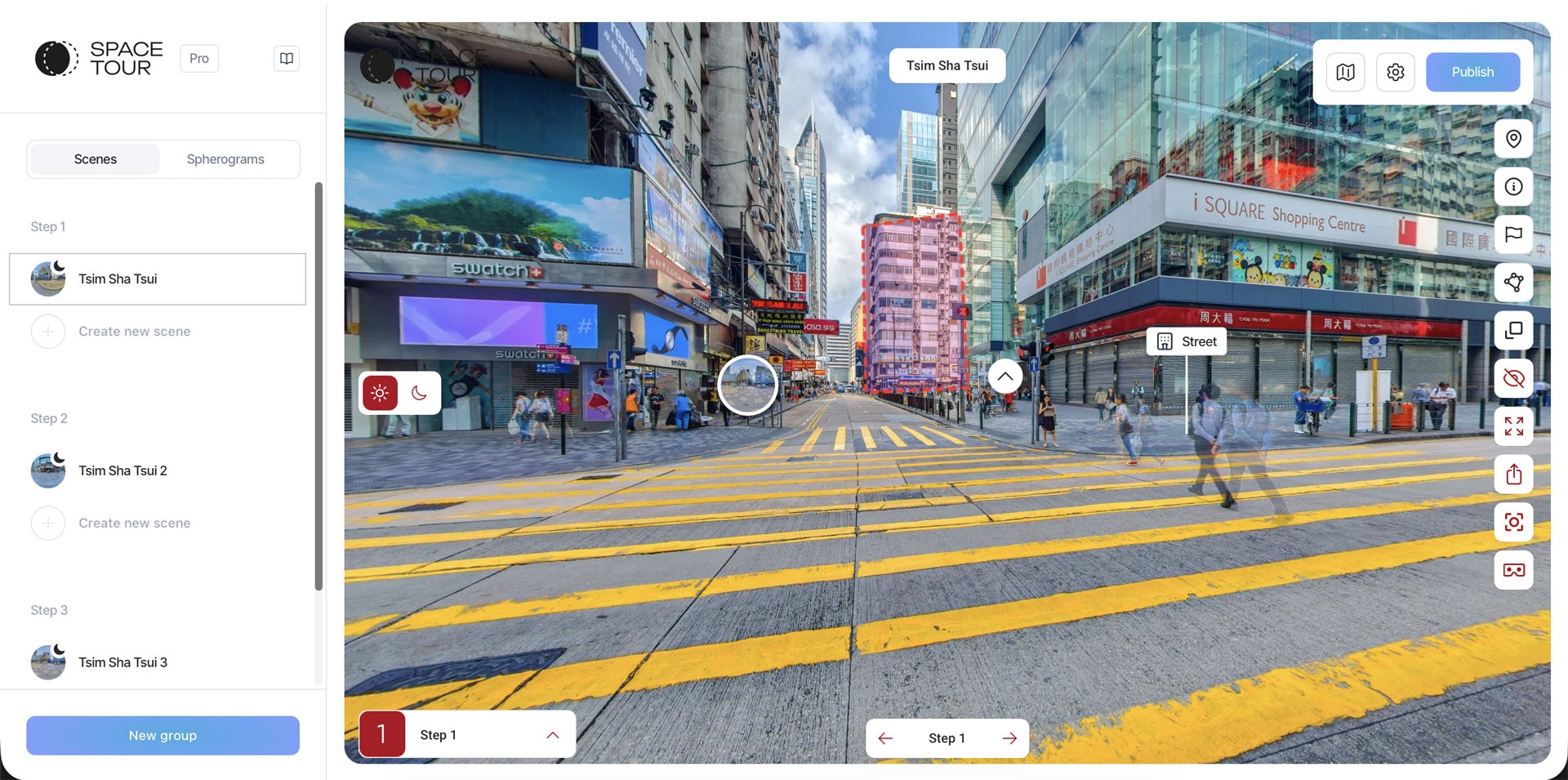 Space Tour — 3D Virtual Tour Builder - Screenshot 2 showing product features and functionality
