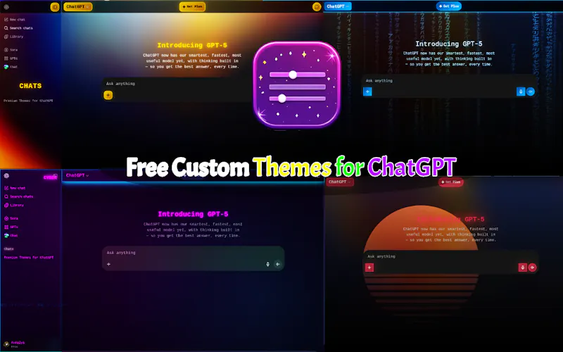 ChatGPT Custom Premium Themes & UI Tools screenshot 2
