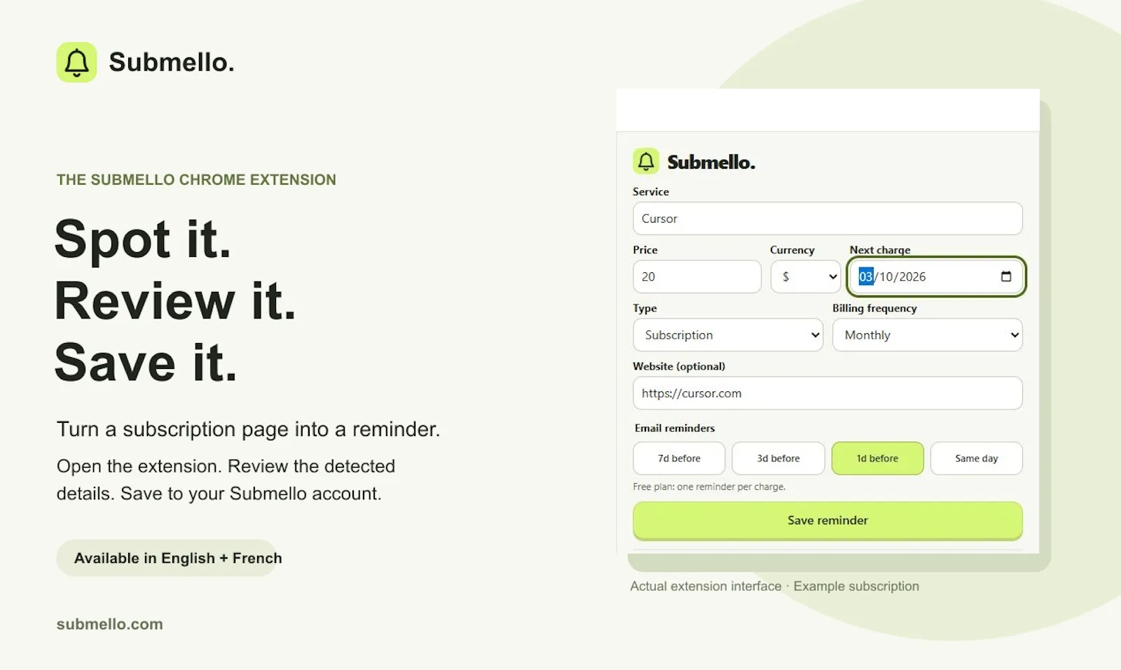 Submello screenshot 2