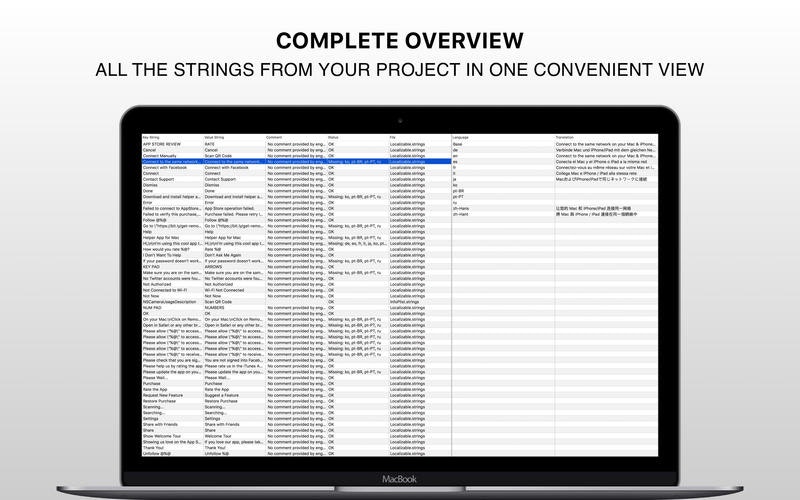 Strings Manager Tool