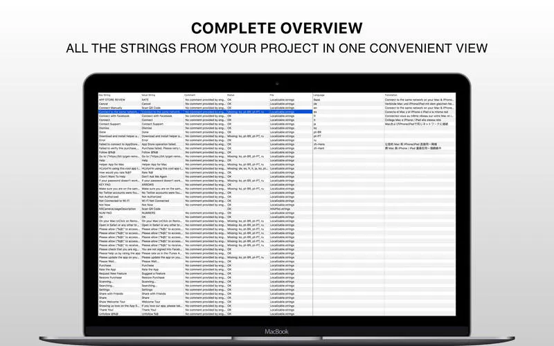 Strings Manager Tool