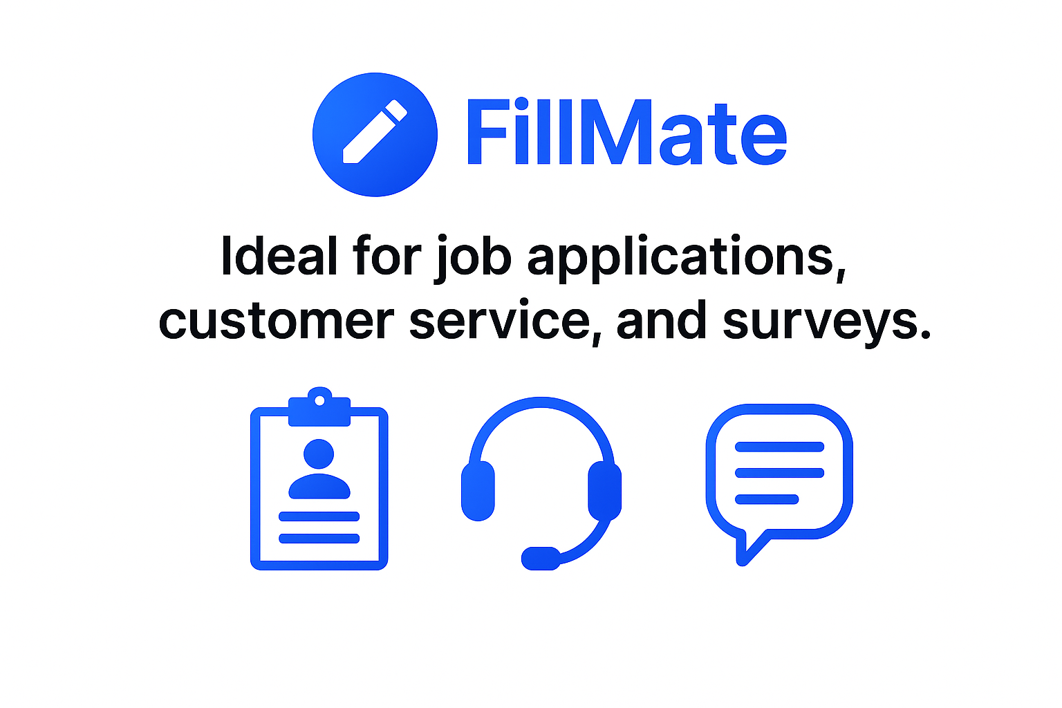 Fillmate - AI AI con un clic, consapevole del contesto per qualsiasi forma media 4