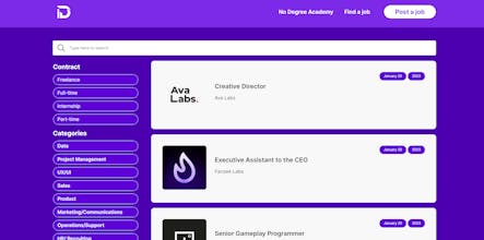 No Degree Jobs gallery image