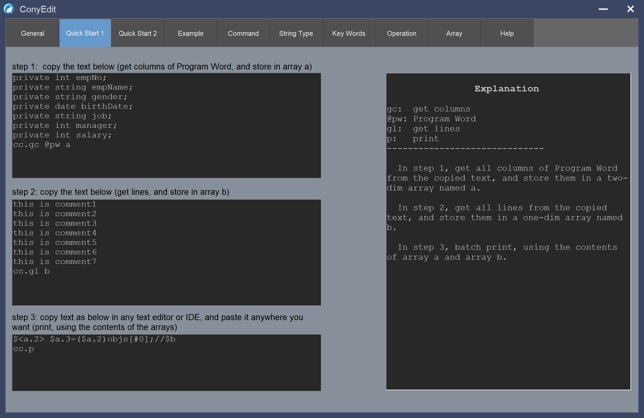 ConyEdit gallery image