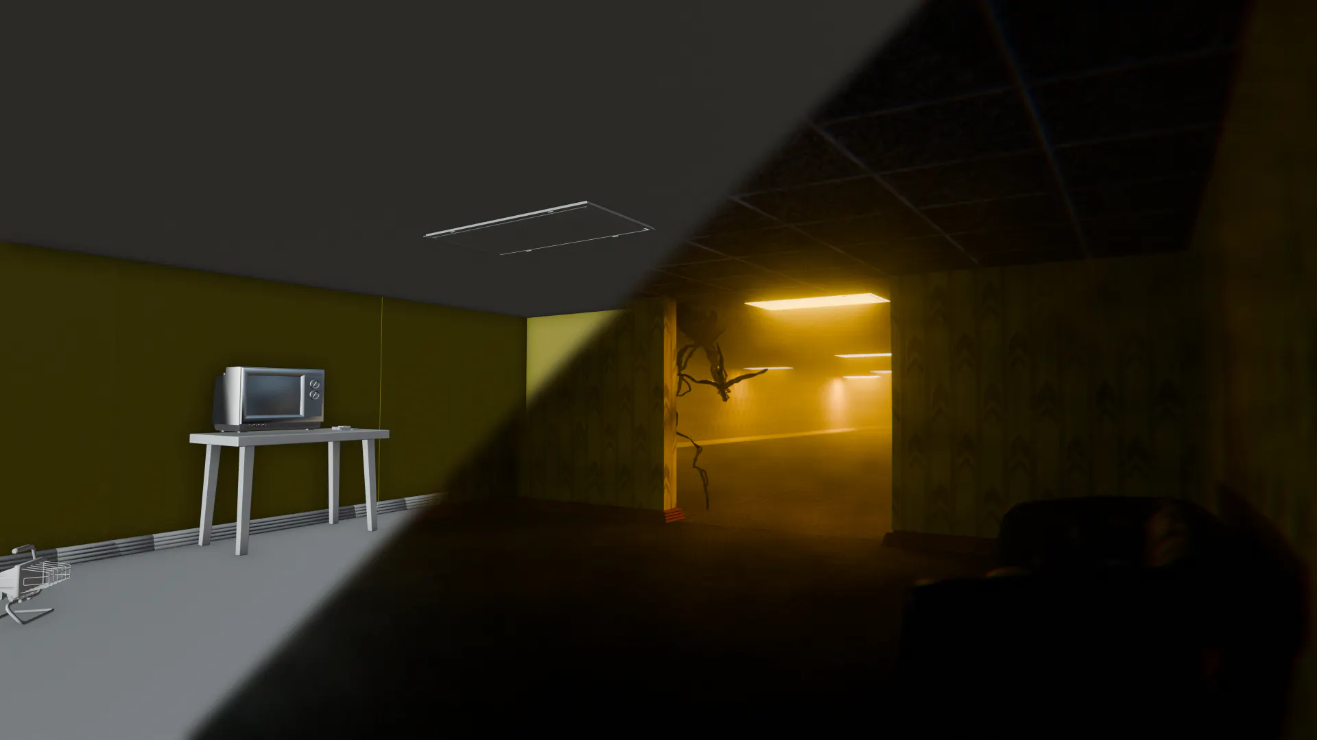 Backrooms World Generator for Blender