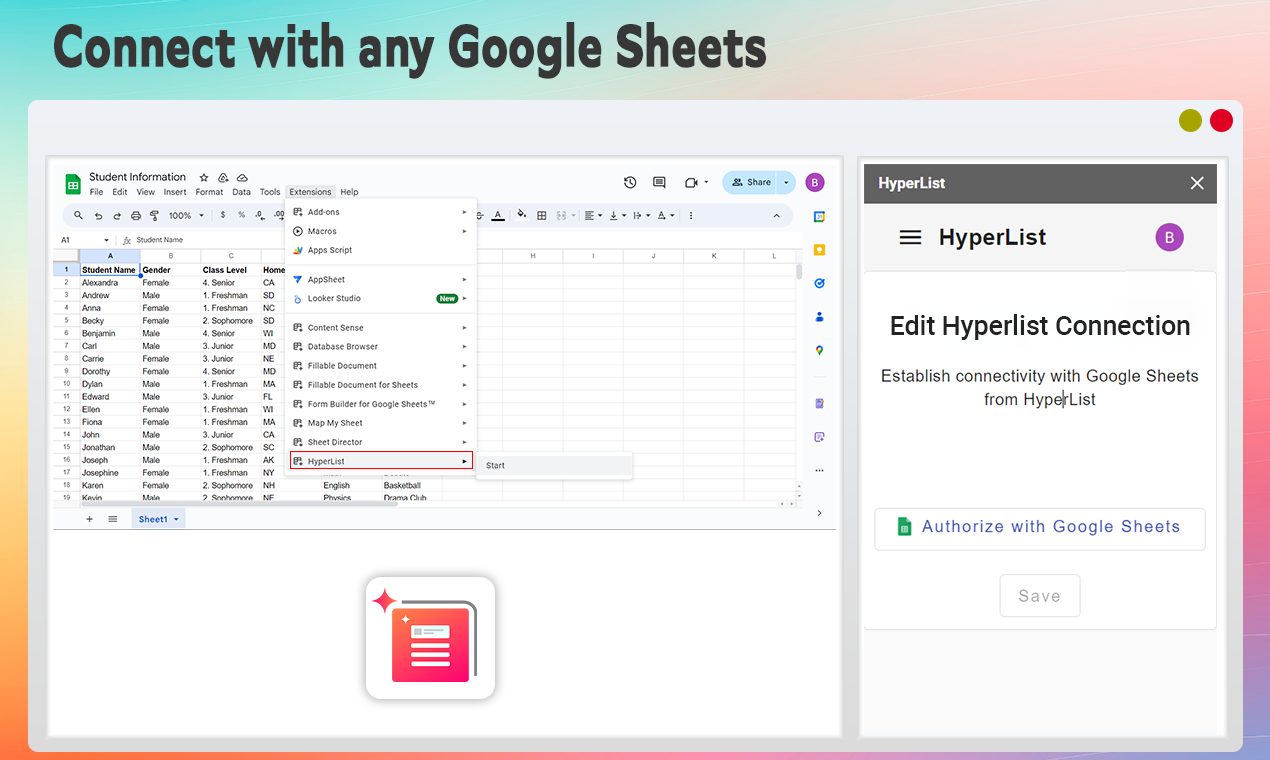 HyperList - Launch any data as a beautiful web list in a few clicks media 2
