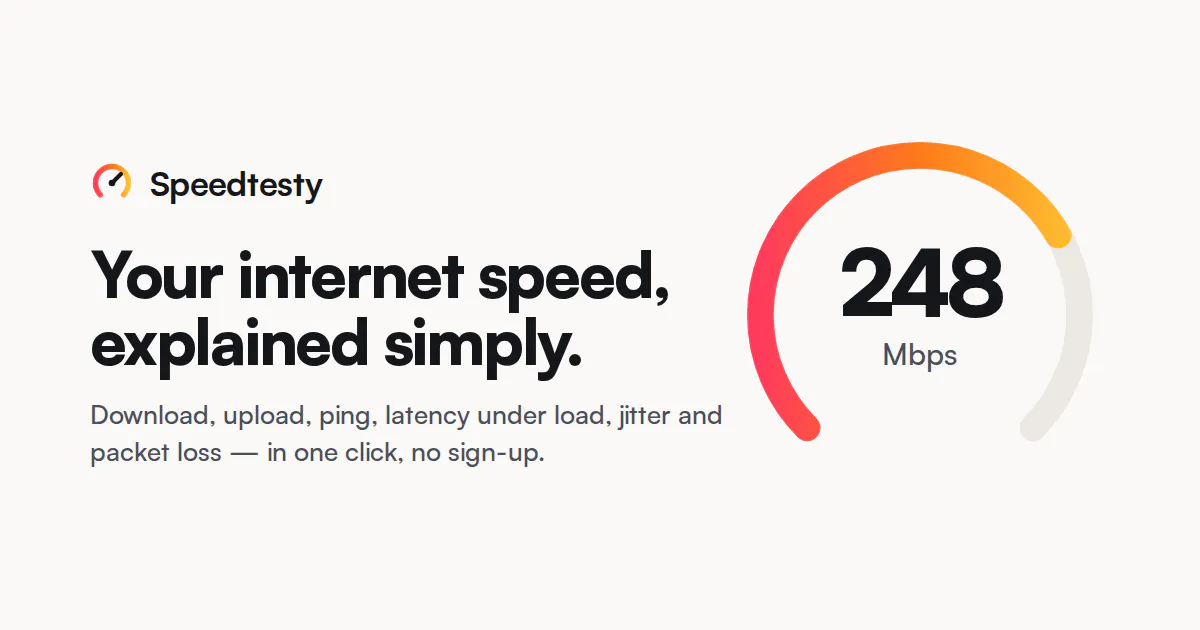 Speedtesty.com gallery image