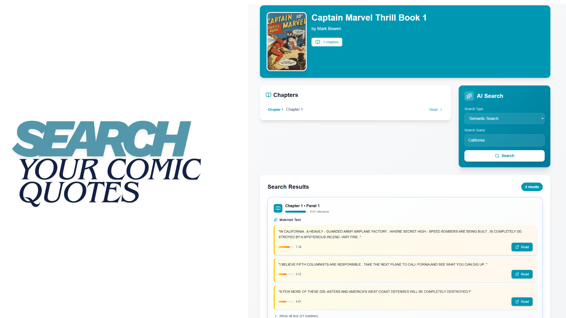 VOXA [ Your AI-Powered Comic Finder ] gallery image