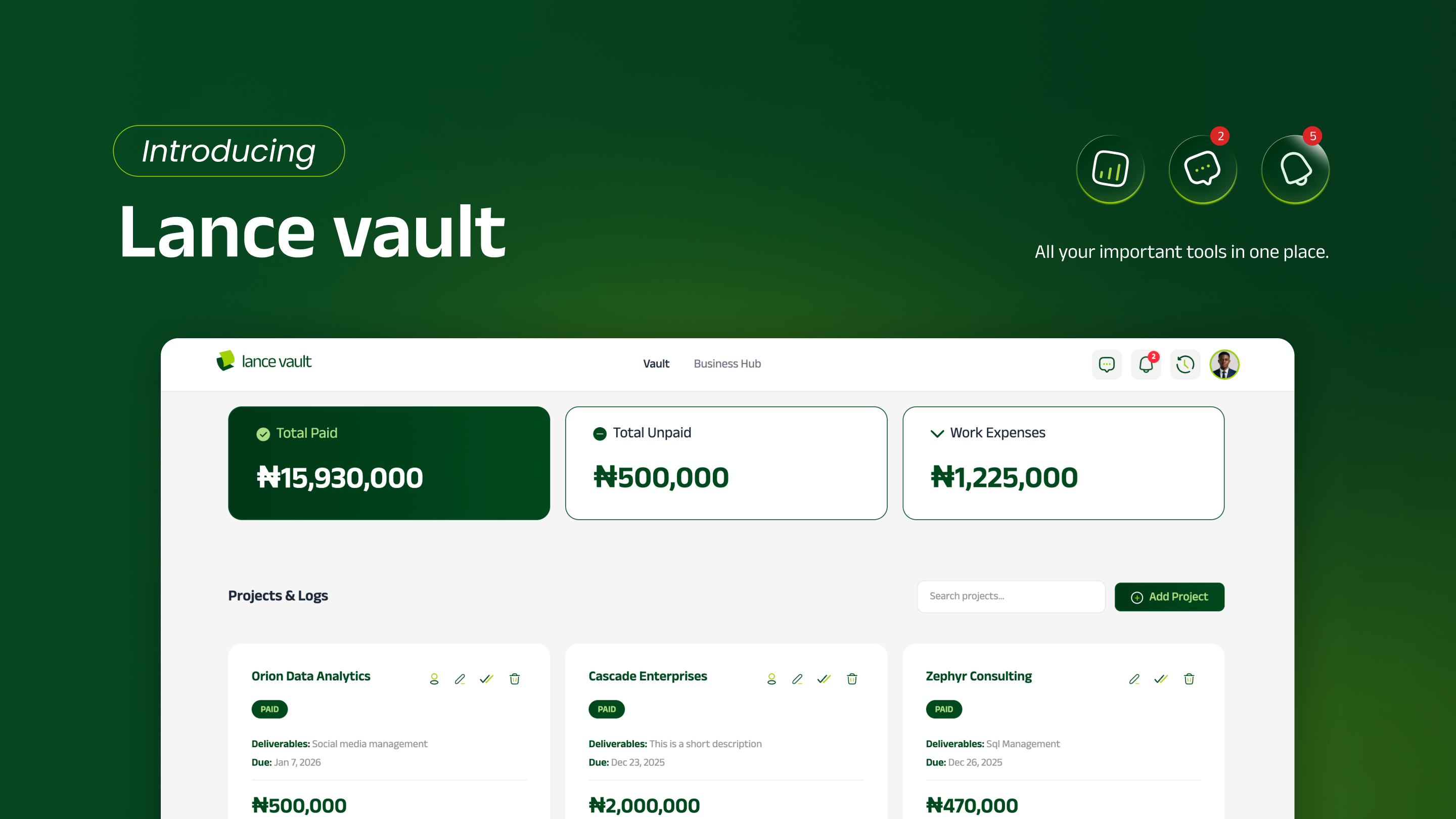 Lance Vault gallery image