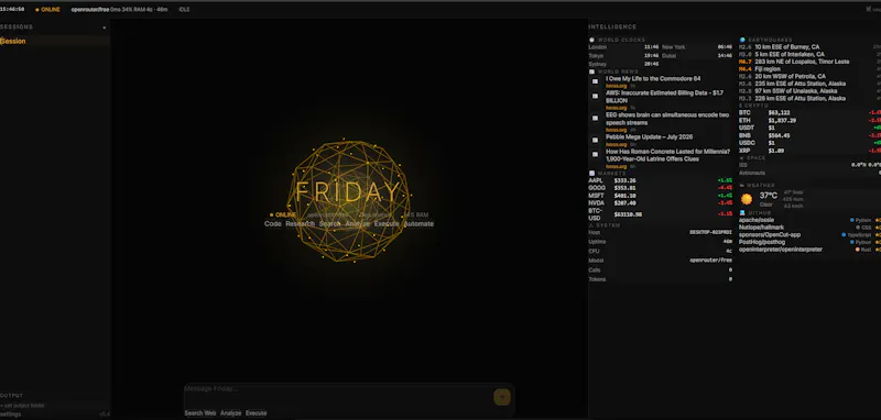 Friday screenshot 1