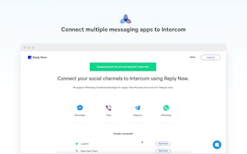 Reply Now Integration for Intercom gallery image