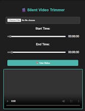 Silent Video Trimmer gallery image