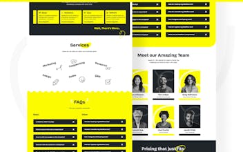 Doodlio - Startup Landing Page Template gallery image