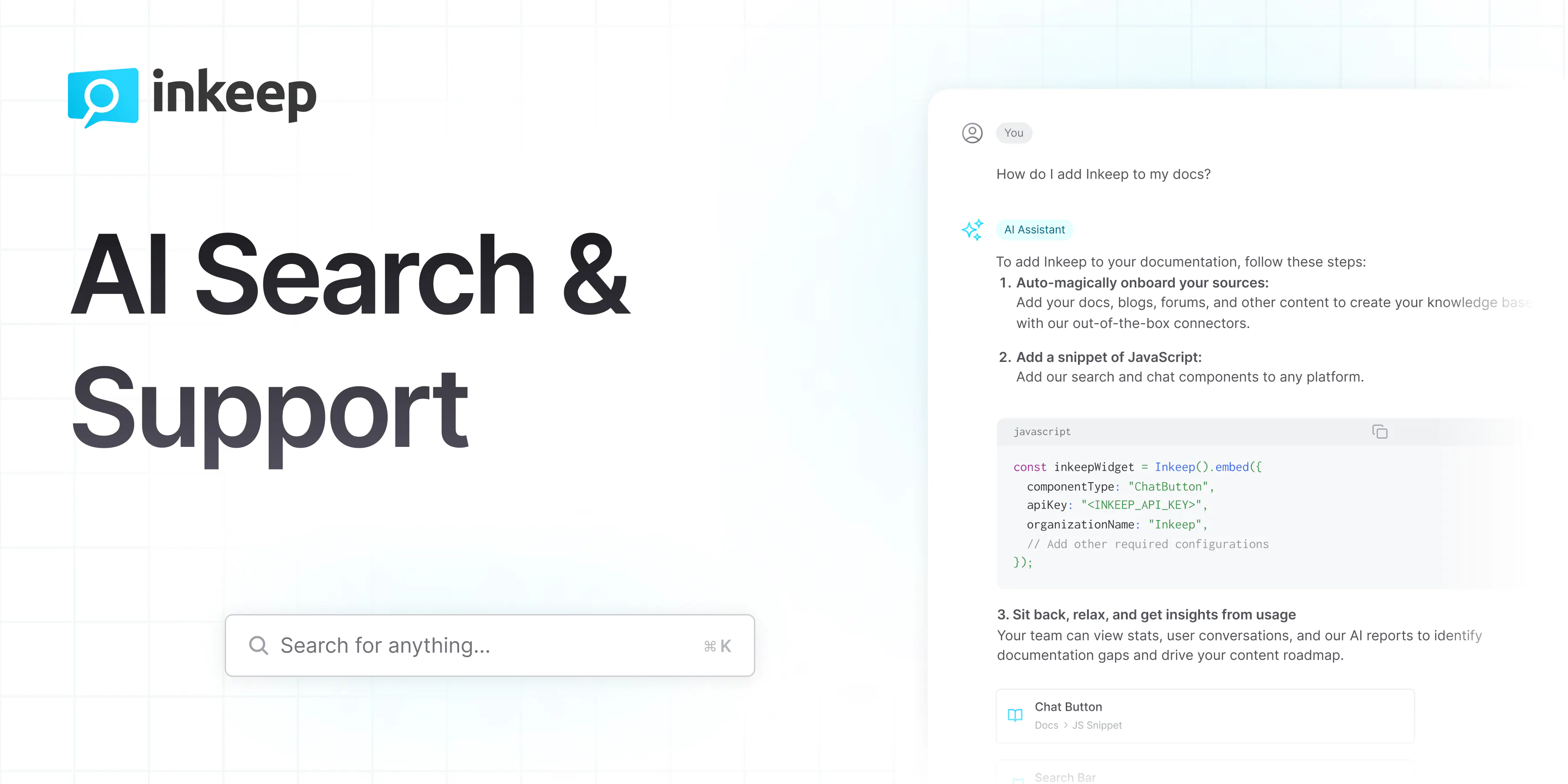 Inkeep: AI teammates for your customer experience team | Product Hunt