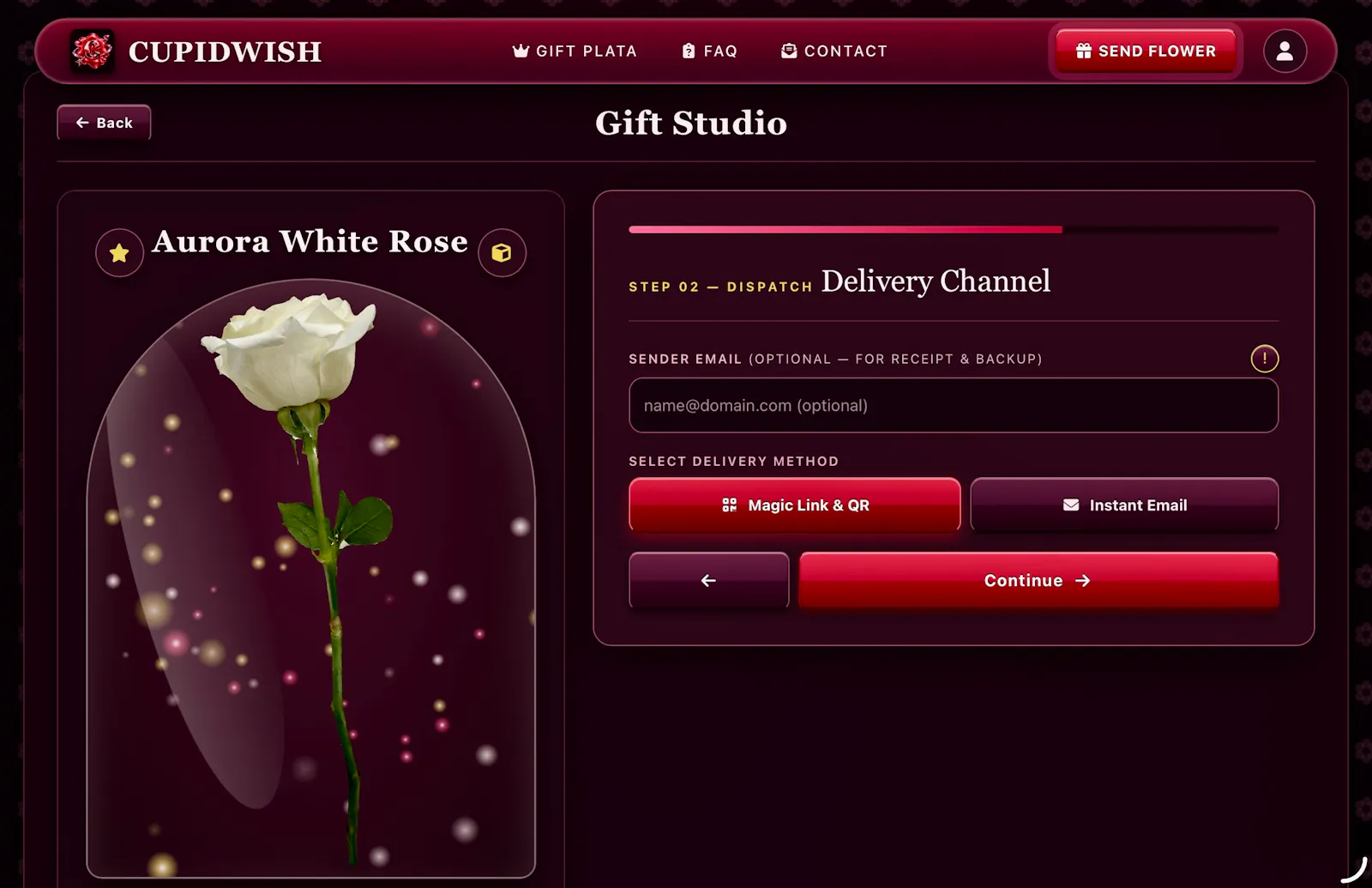 CupidWish — Gift a 3D Rose Forever Now! screenshot 3