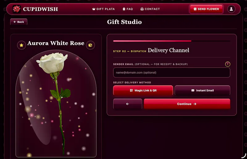 CupidWish — Gift a 3D Rose Forever Now! screenshot 3