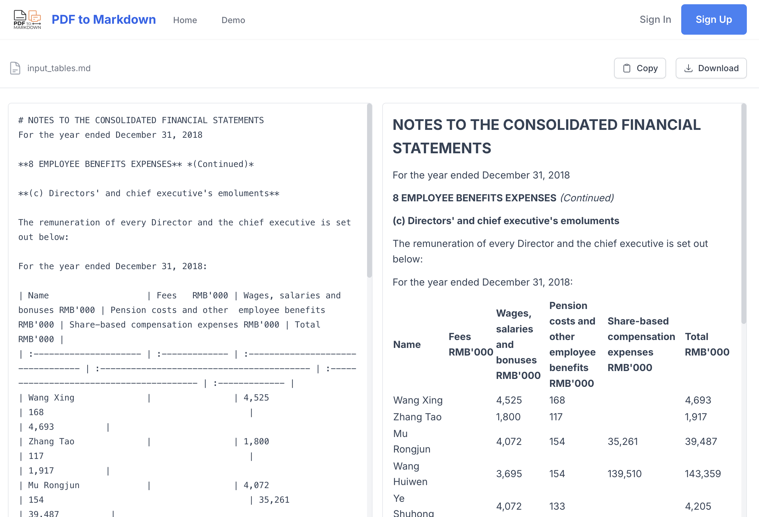 pdftomarkdown.pro - Converti PDF in file di markdown meravigliosamente formattati media 2