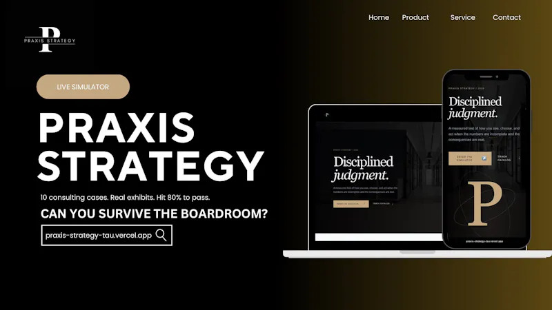 Praxis Strategy Simulator screenshot 1