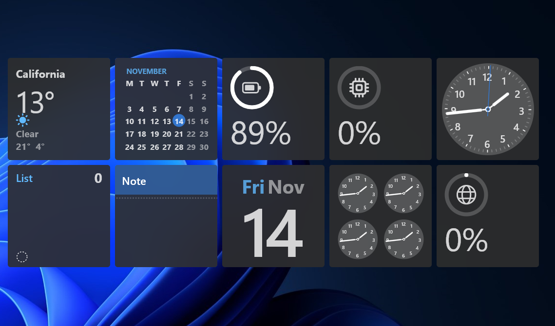 QuickWidgets - Screenshot 4 showing product features and functionality
