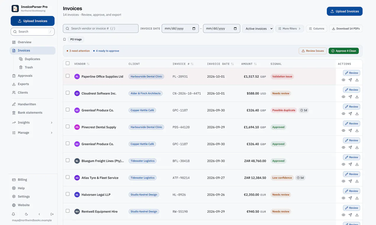 InvoiceParser Pro gallery image