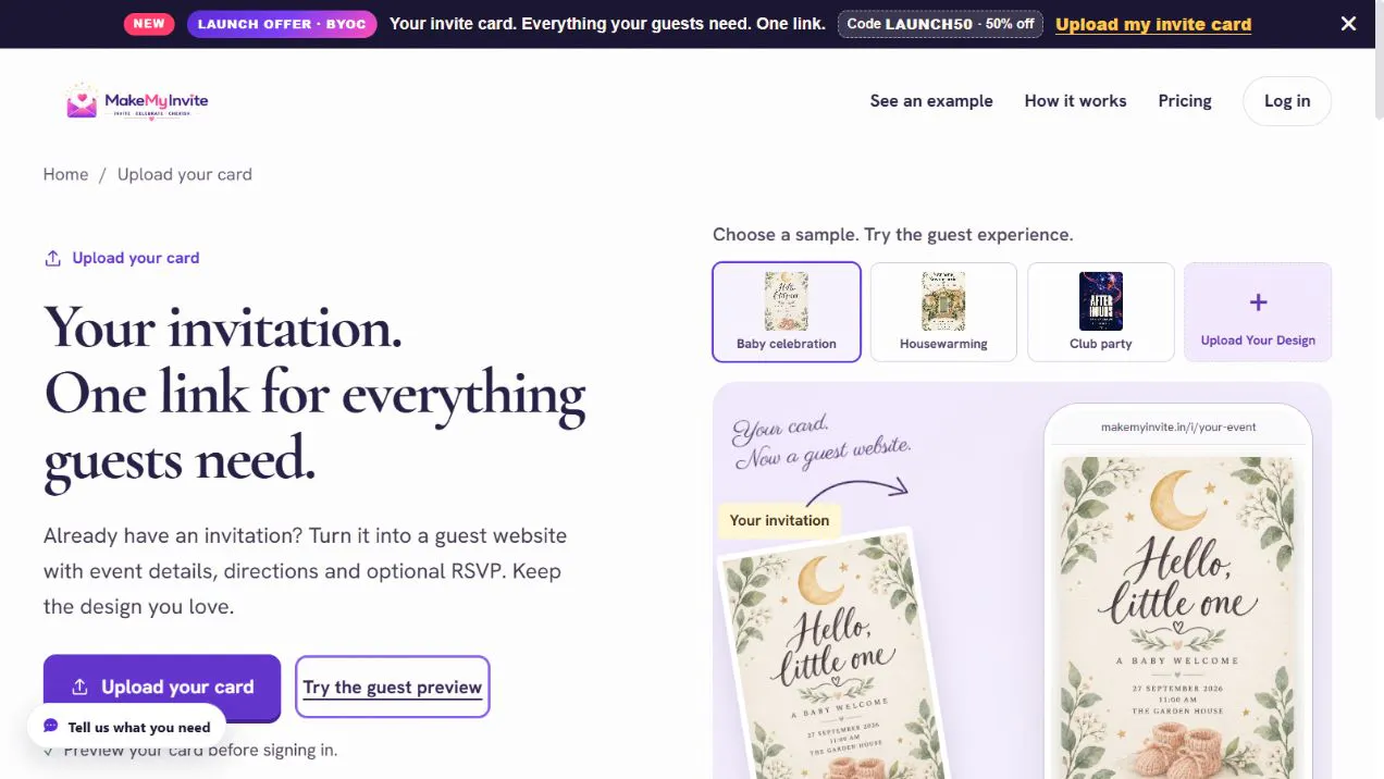 MakeMyInvite gallery image