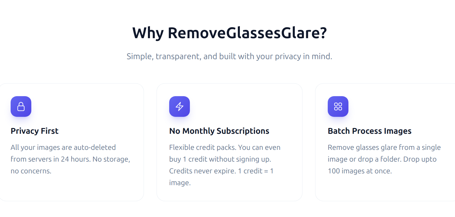 RemoveGlassesGlare gallery image