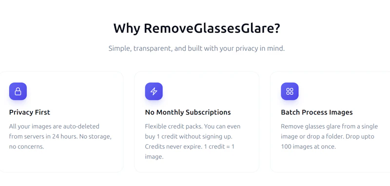 RemoveGlassesGlare screenshot 5