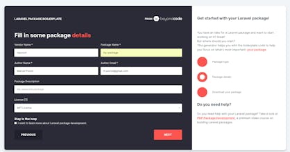 Laravel Package Boilerplate gallery image