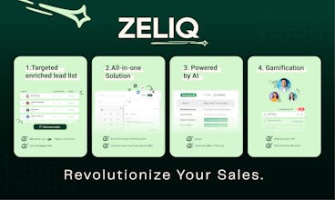 一个人使用ZELIQ来自动化他们的销售流程，无缝地进行通话和管理短信推广活动。