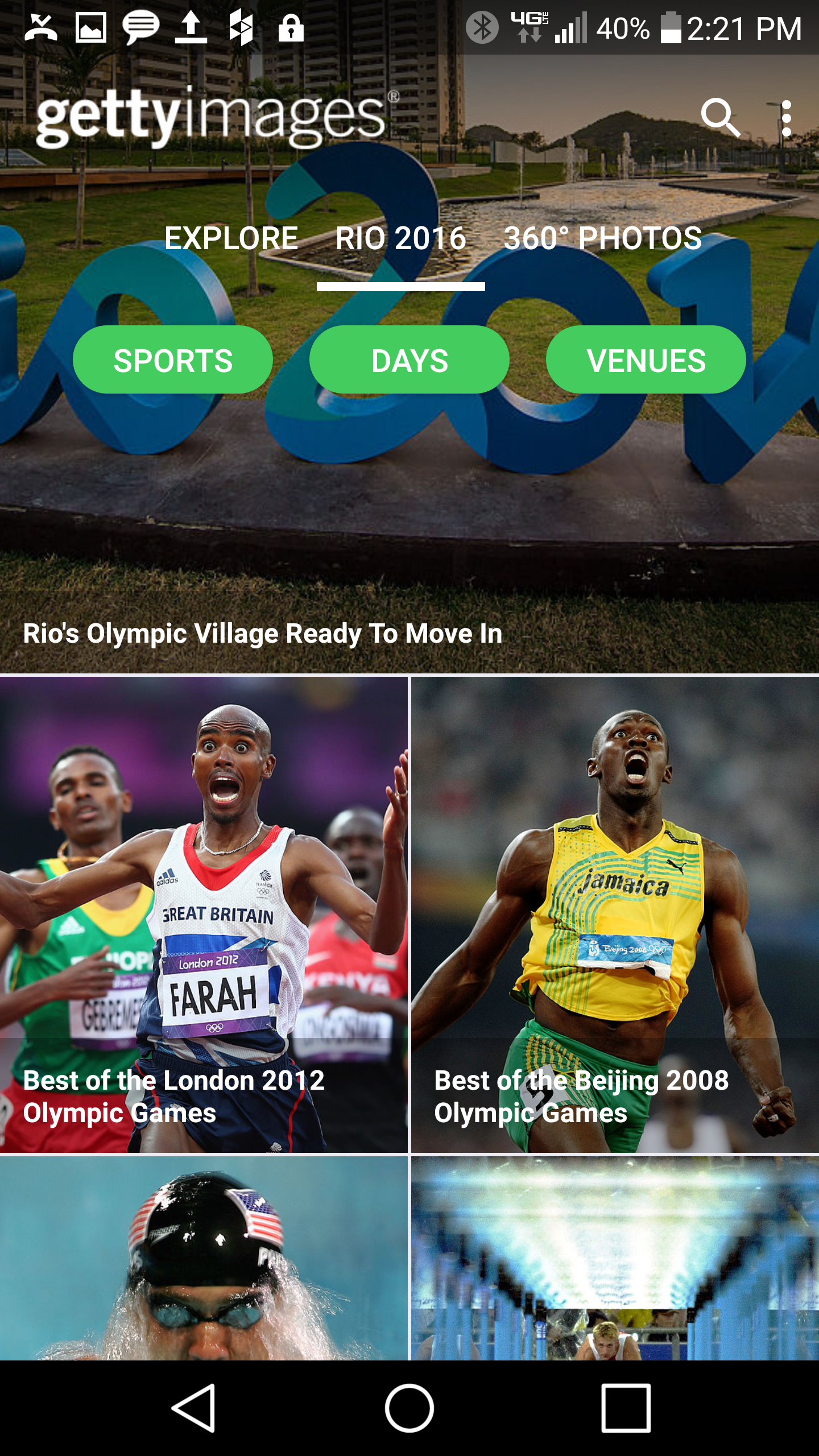 Getty Images for Android gallery image