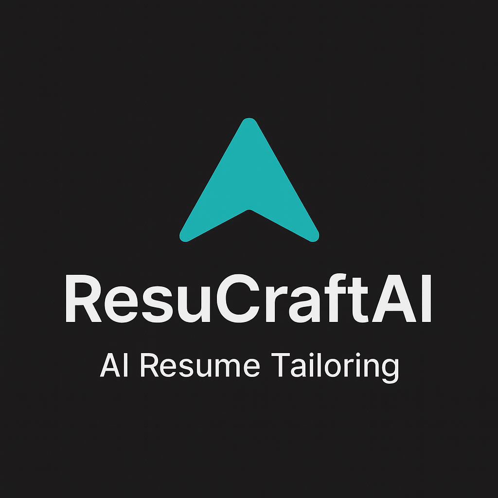 ResuCraftAI - Main product screenshot demonstrating key features and user interface
