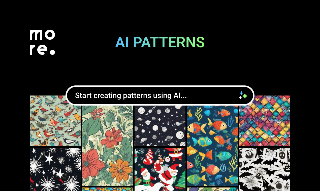 startuptile AI Pattern Generator-Generate beautiful patterns for everything using AI