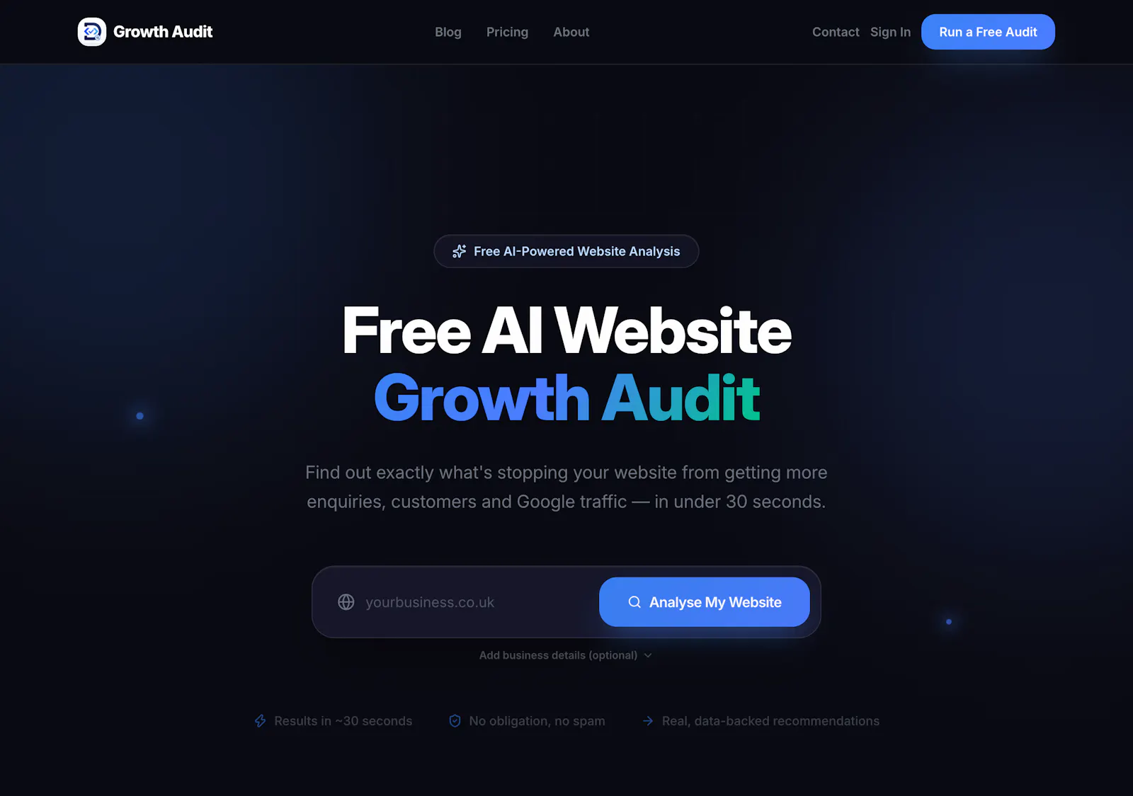 Growth Audit screenshot 1