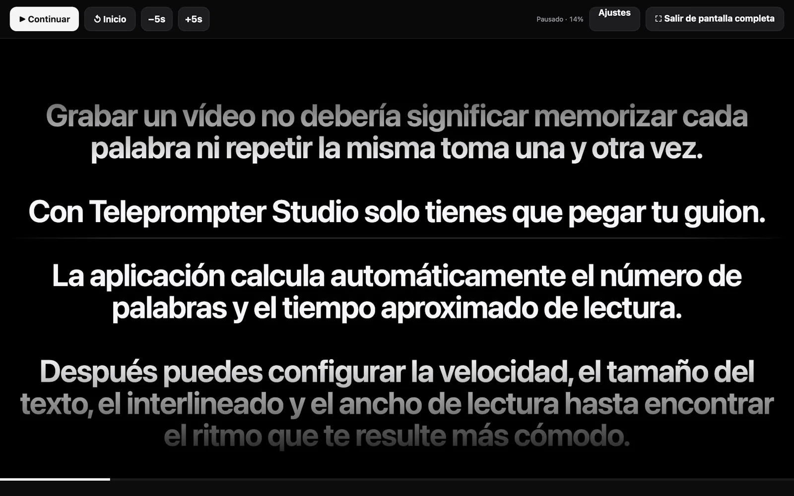 Teleprompter Studio screenshot 2