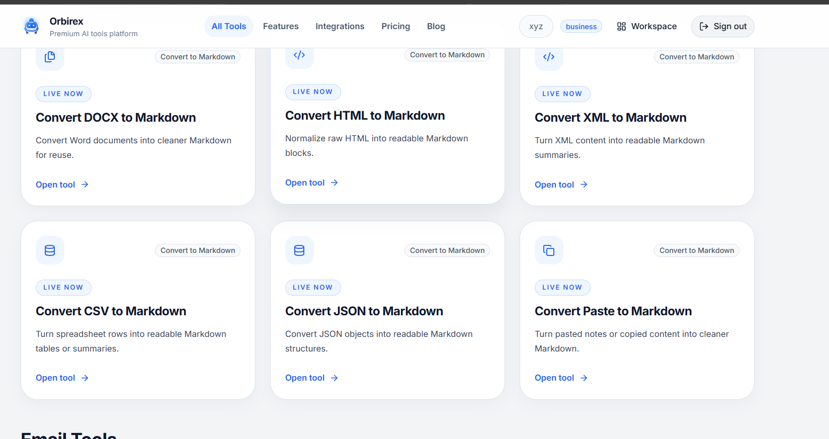 Orbirex gallery image